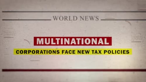 Grungy News Headline Text Reveal