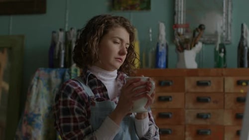 Artist Drinking Tea