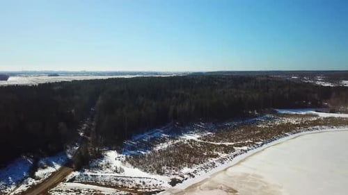 Spring, Forest And Western Dvina River 37