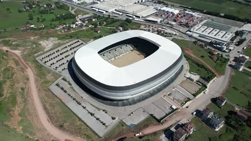 Aerial Football Stadium
