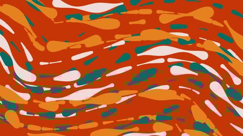 Nahtloser runder animierter bunter Hintergrund