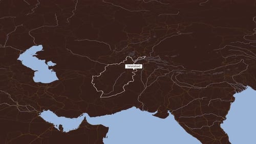 Carte rotative de Jalalabad, Afghanistan