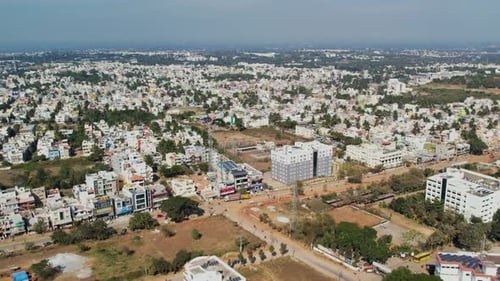Aerial view of mysore building