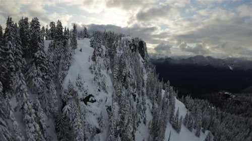Canadian Rocky Mountain Landscape in British Columbia Canada