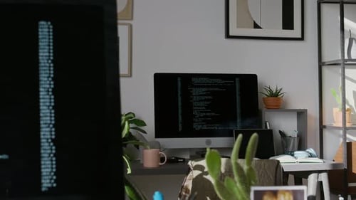 Source Codes Running on Monitors at Workplaces of Software Developers