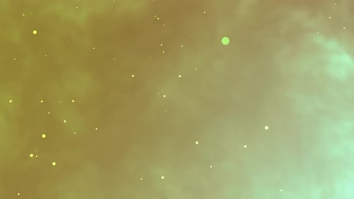 Abstract Glowing Particles Floating in Ethereal Light Background