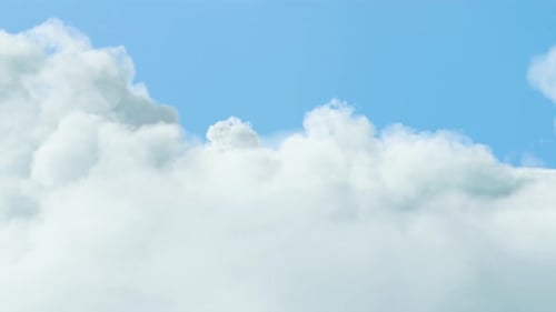 Dreamy Clouds with Soft Pastel Sky Background 4K