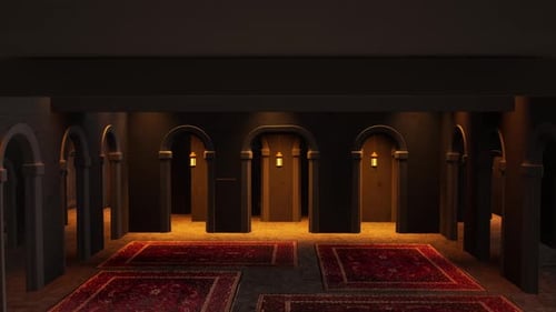 3D-Moschee — Innen