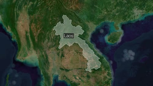 Laos erkunden und identifizieren: Länderkarten vergrößern
