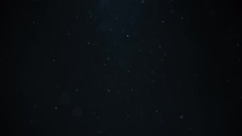 Natural dust particles flow in the air