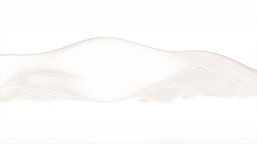 Metal Chrome Wave on White Bg Able to Loop Endless