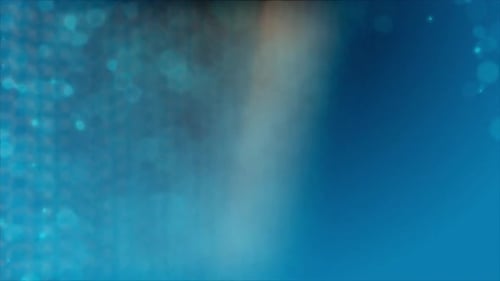 Green Glowing Particles Animation Background