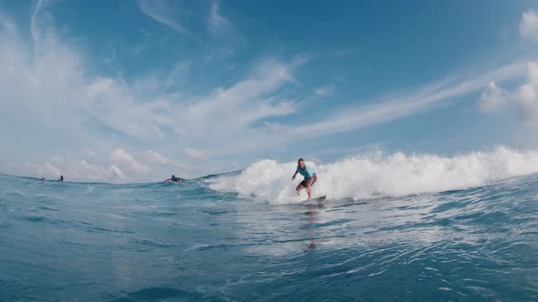 Happy Surfer Rides and Smiles, People Stock Footage ft. surfer & rider ...