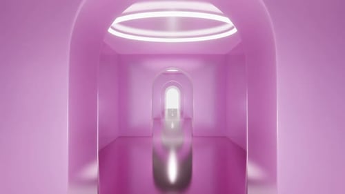 Minimal Pink Tunnel Hd