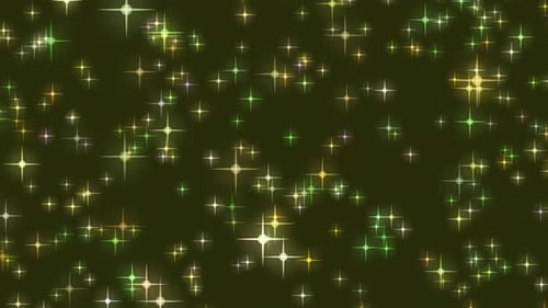 Sparkling Twinkling Stars Celebration Background Loop