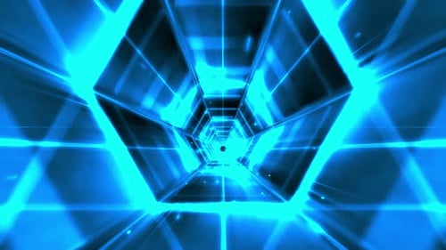 Dynamic Hypnotic Tunnel Background Video