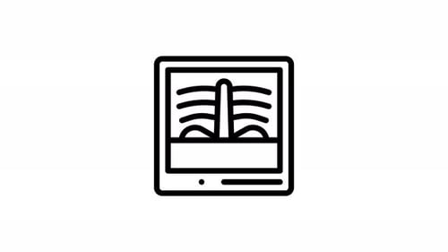 Animation des Röntgenlinien-Icons