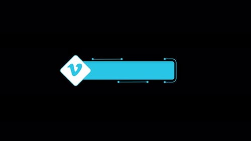 Vimeo Social Media Elements Account Alpha Channel 4K