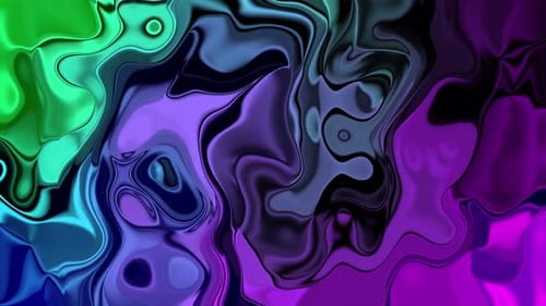 Abstract Fluid Color Swirl Looping Background