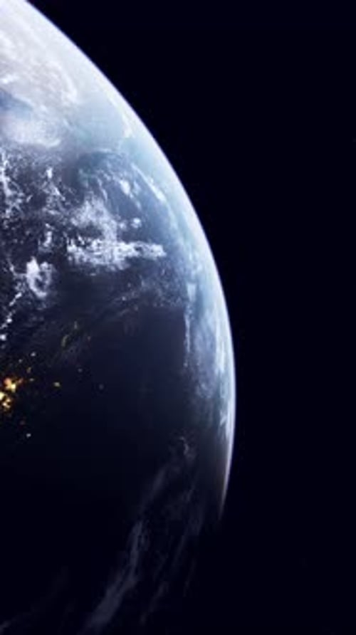 Earths Nighttime View From Space