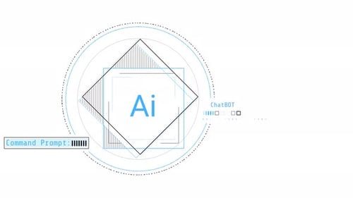 Animation of Infographics About AI and Conversational Chatbot