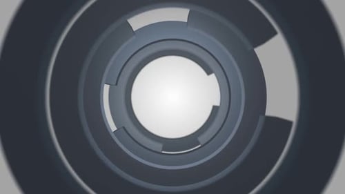 Seamless Geometric Circular Tunnel Loop Background