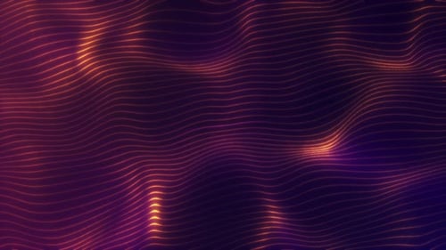 Abstract Fluid Glowing Lines Undulating Background