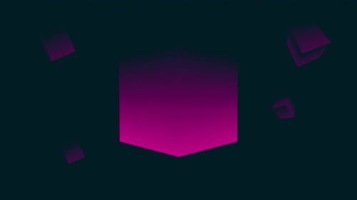 Abstract 3D Cube Morphing Animation