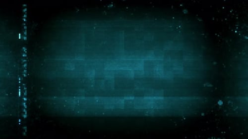 Abstract Glitch Digital Screen Error Background Loop