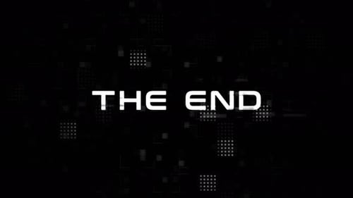 The End Glitch text animation