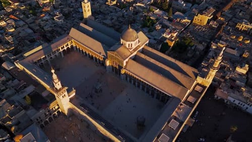 Umayyaden-Moschee in Damaskus - Drohne