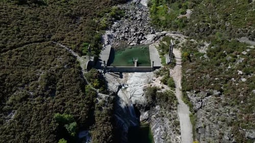Aerial video of the Panda-Grace National Park, Portugal