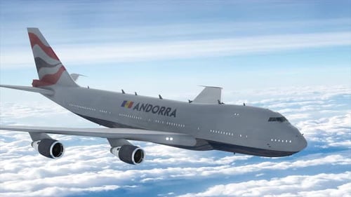 Andorra Passenger Plane