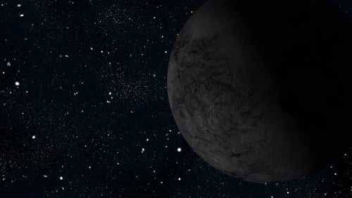 Mondplanet vom Weltraum aus gesehen, 2899