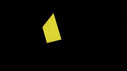 Bold Yellow Geometry Speed Lines