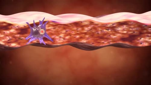 Animated Scientific Visualization of Cell Interaction