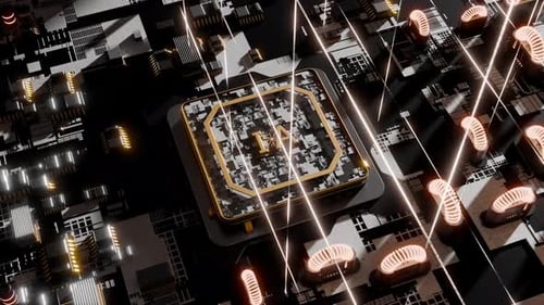Advanced Microchip Connecting with a Motherboard