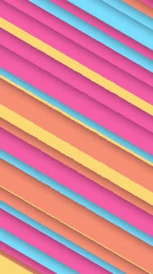 Animated Vertical Colorful Diagonal Stripes Looping Background