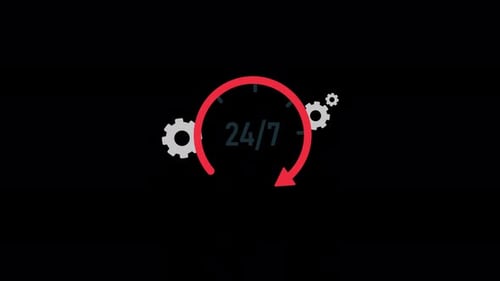 24 Hours Concept Animation Video - Transparent