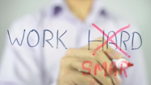 Work Smart, Not Harder Concept