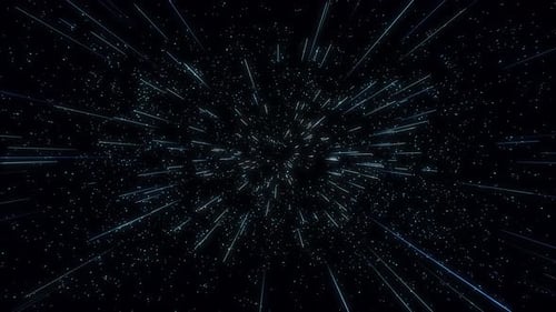 Raumfahrt mit Lichtgeschwindigkeit durch den Weltraum