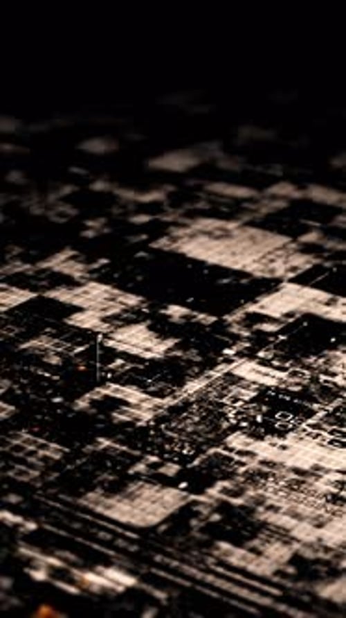 Futuristic Data Matrix Simulation Background 27