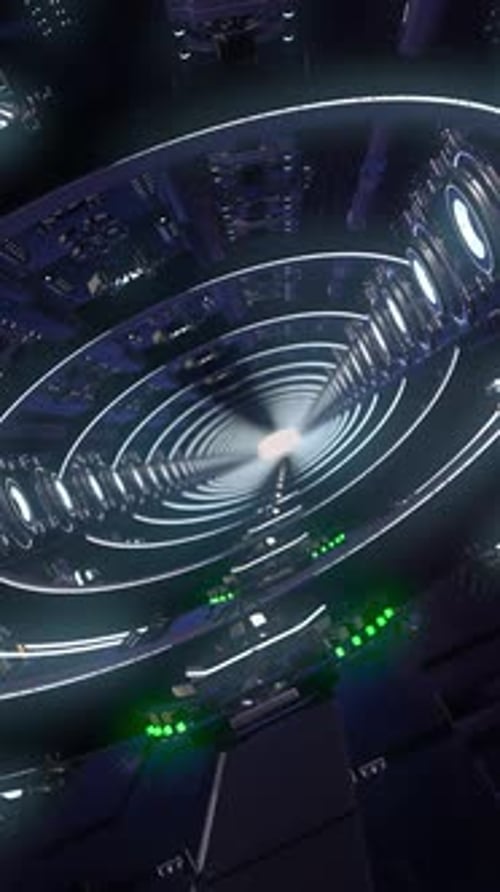 Vertical Video Mystical Tunnel Animation