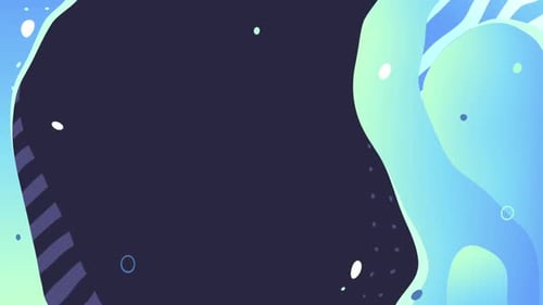 Fluid Abstract Organic Shapes Animated Background