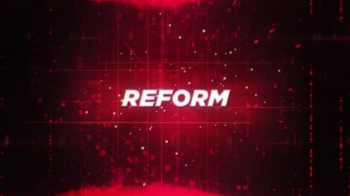 Glowing Red Futuristic Data Grid Animated Background