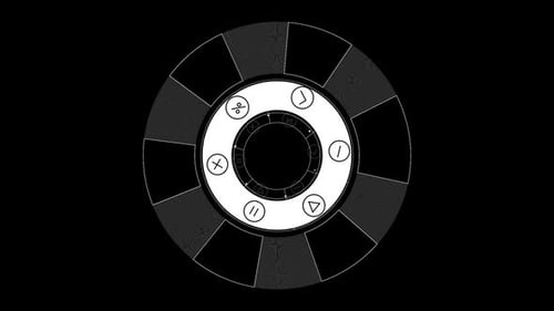 A high-tech circle radar scanning background