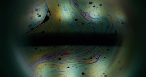 Abstract Liquid Motion Background with Colorful Swirls