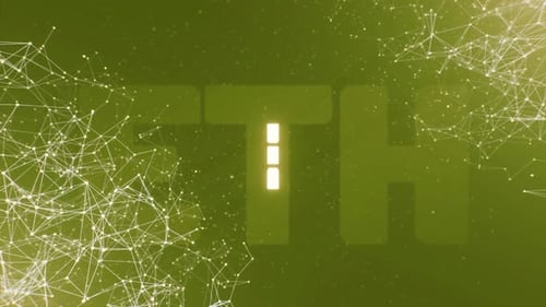 Futuristic Tech Network Logo Reveal Animation