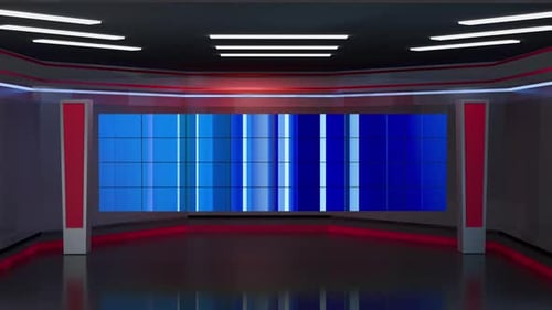 3D Virtual TV Studio News