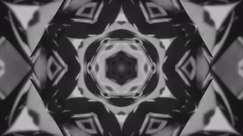 Abstract Geometric Kaleidoscope Tunnel Loop Animation